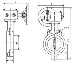 雙法蘭對(duì)夾軟密封蝶閥 雙法蘭對(duì)夾軟密封蝶閥